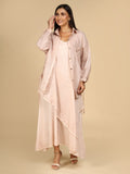 Layered Linen Asymmetry Dress - LEYR