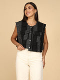 Shadow Patchwork Vests - LEYR