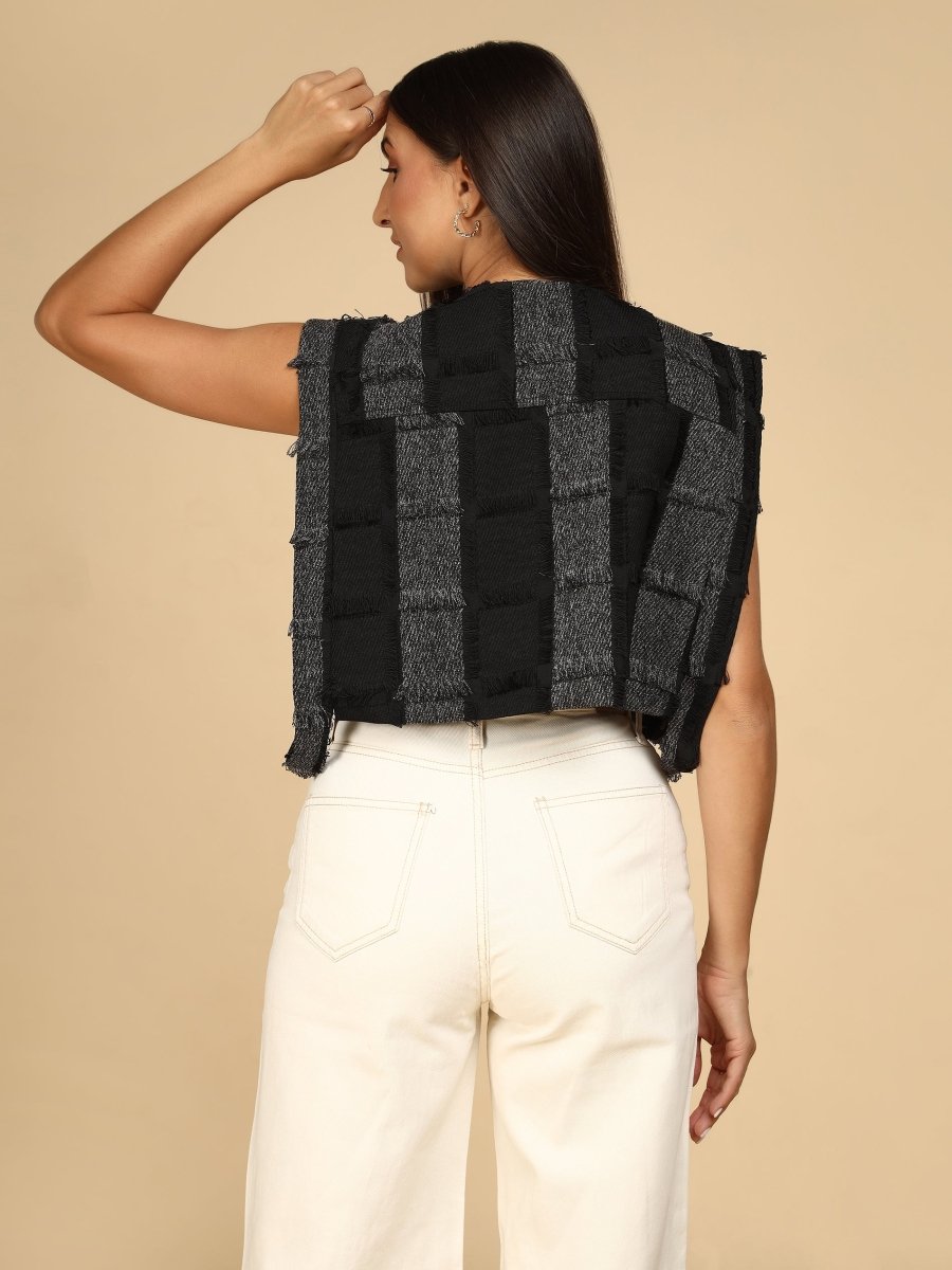 Shadow Patchwork Vests - LEYR