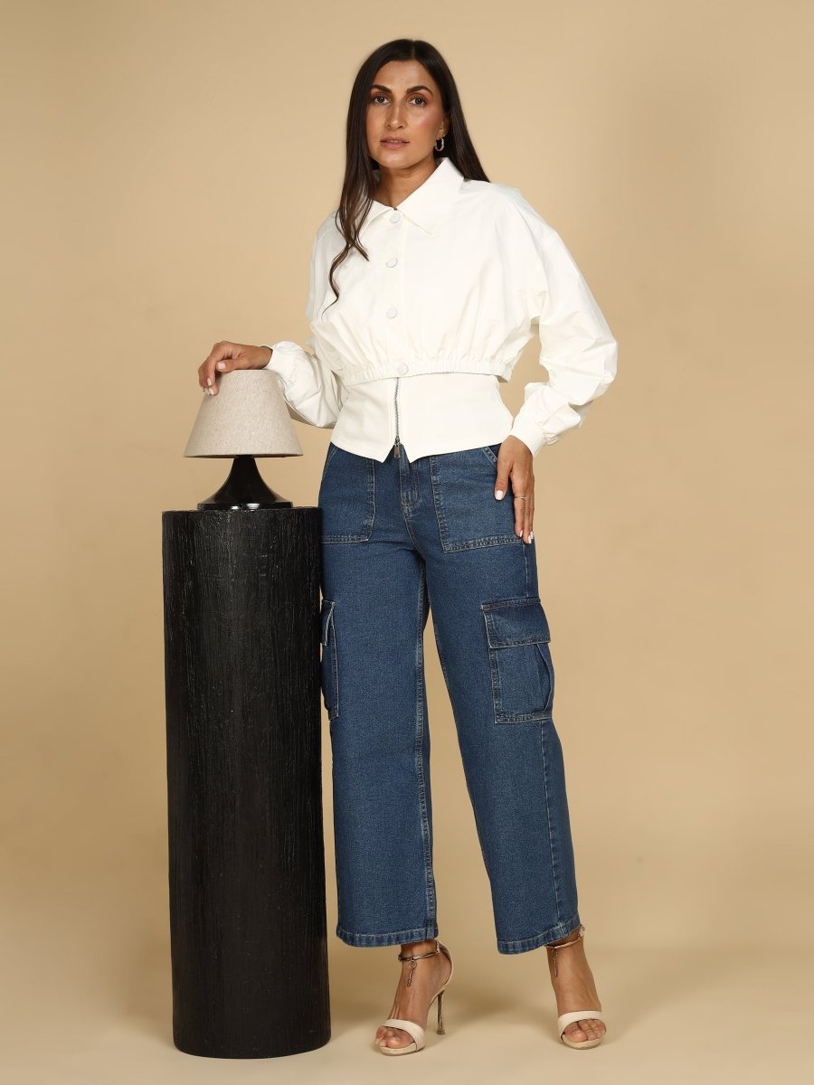 Utility Bomber Shacket - LEYR