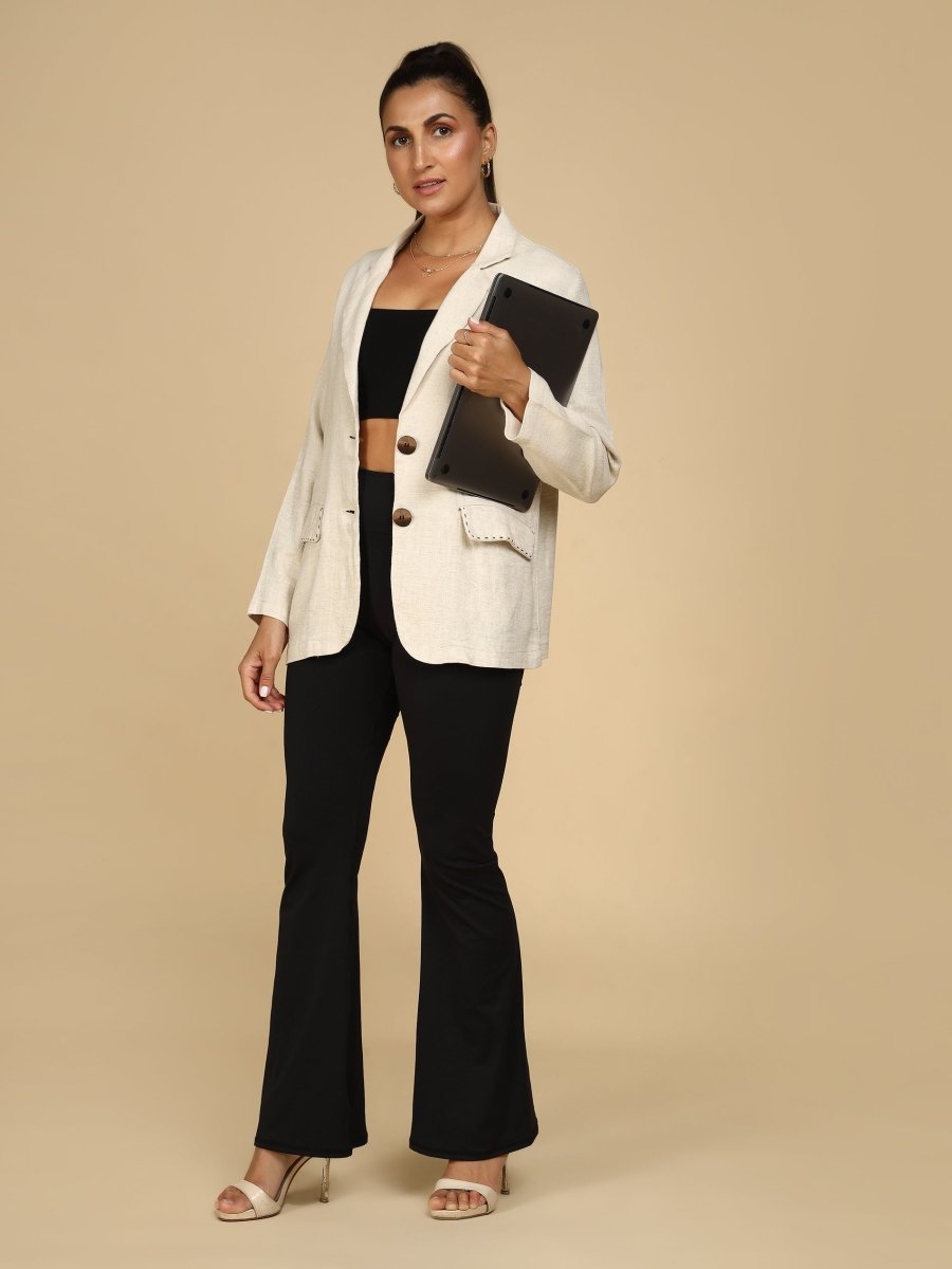 Linen Stitch - Detail Blazer - LEYR