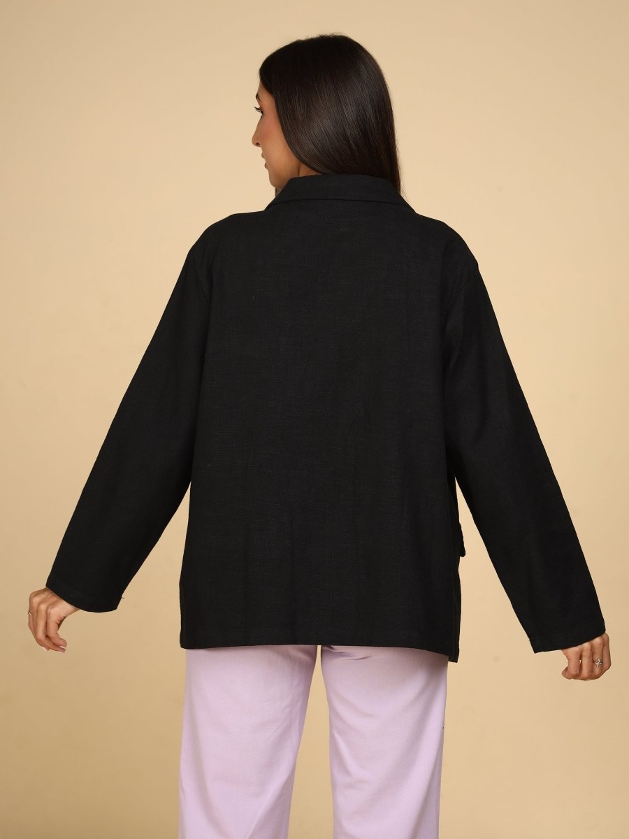 Linen Stitch - Detail Blazer - LEYR